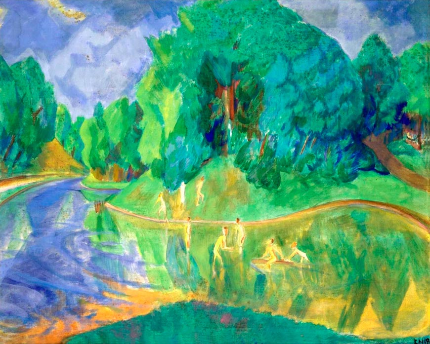 Bathers In The Park (Купающиеся в парке), 1918