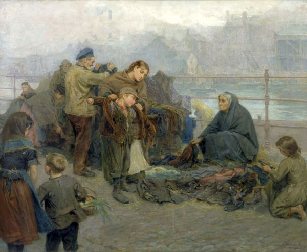 Paddy's Clothes Market, Sandgate (Блошиный рынок в Сейнгейте), 1898