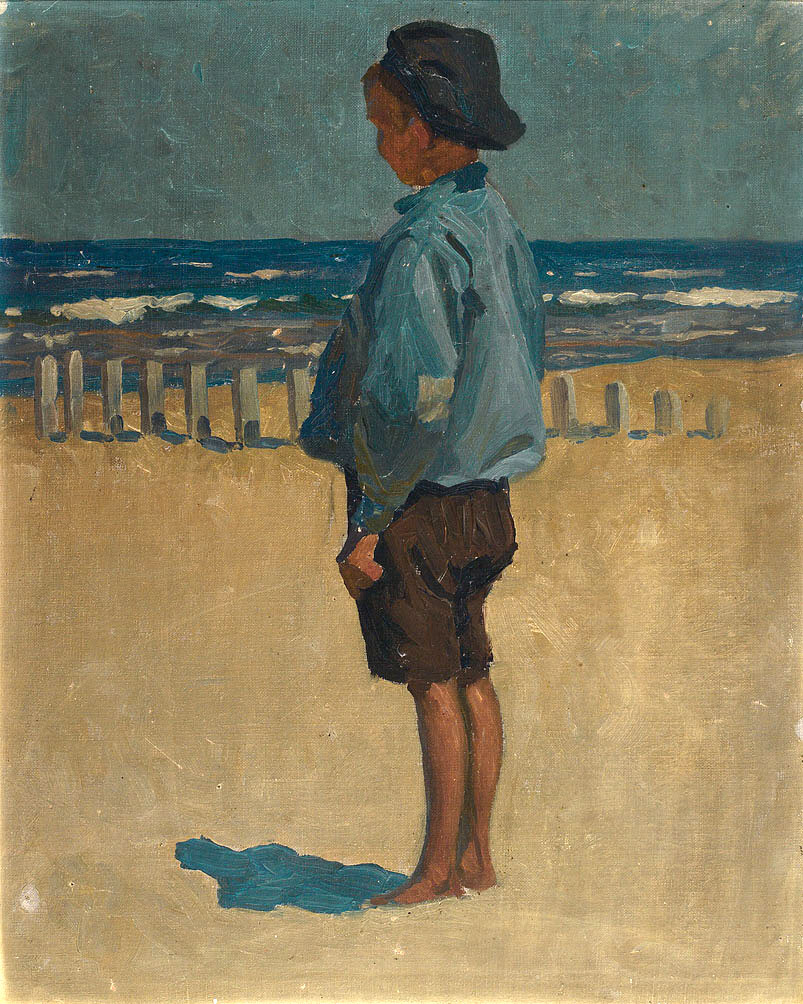 Knabe am Strand (Мальчик на пляже), 1914