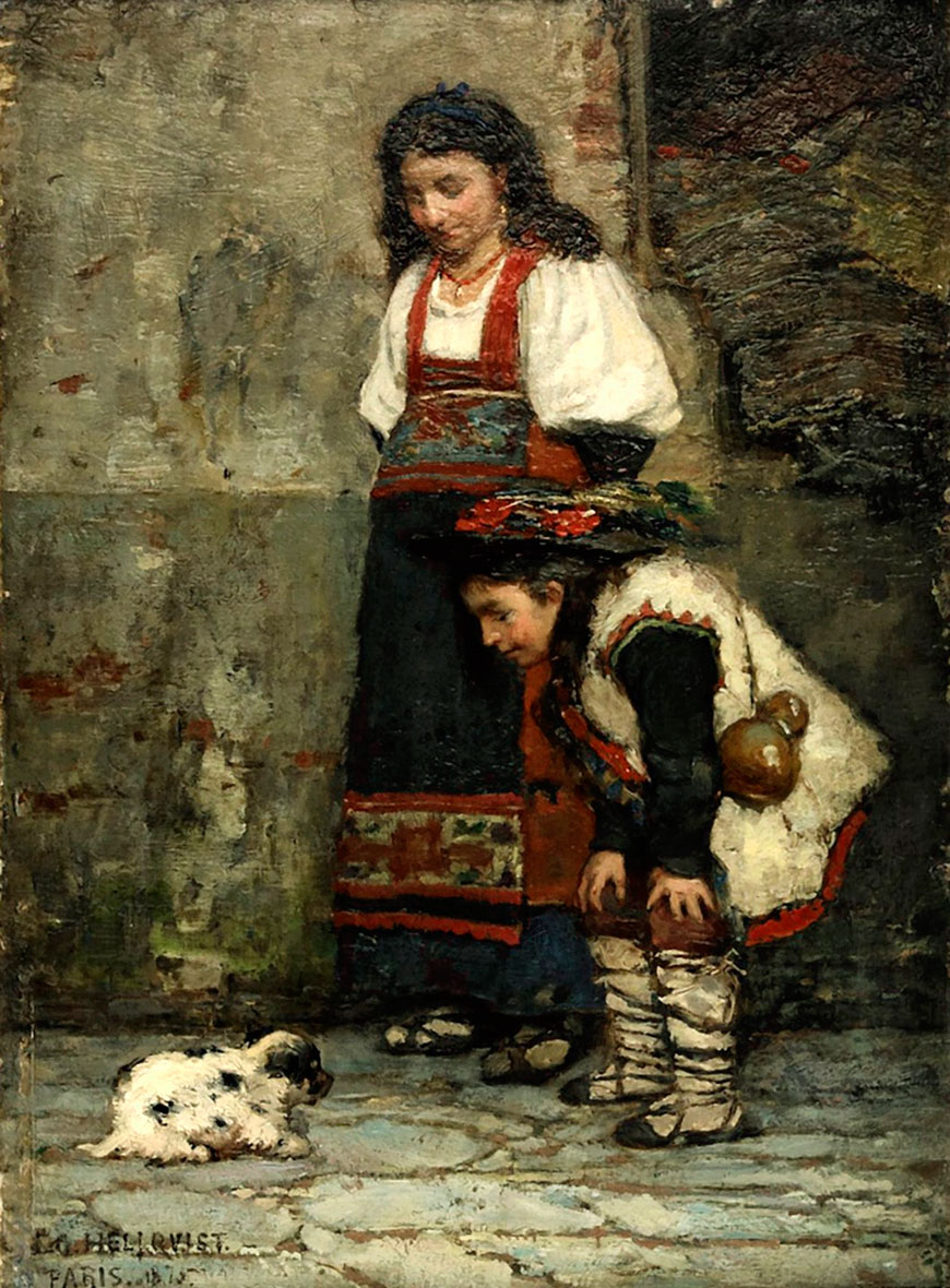 Gatumotiv från Paris (Парижская уличная сценка), 1875