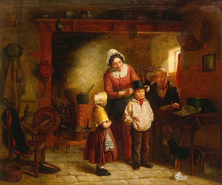 The brand new hat (Совершенно новая шляпа), 1855