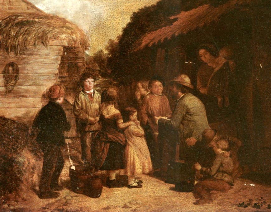 Gathering round (Собравшиеся вокруг), 1857