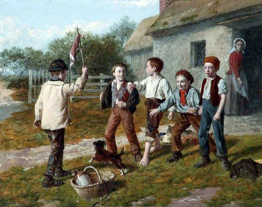 Starting a race (Стартуя забег), 1858