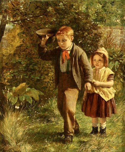 The butterfly catchers (Ловцы бабочек), 1860
