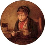 Читающий мальчик