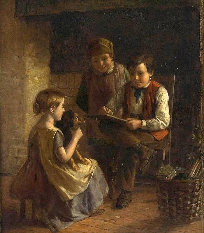 Budding artist (Начинающий художник)