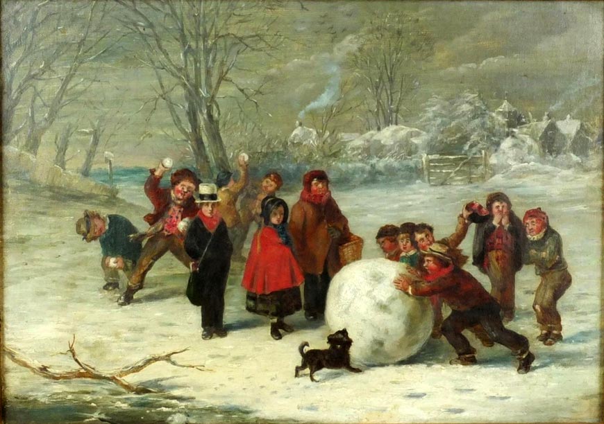 Children in the snow (Дети на снегу)