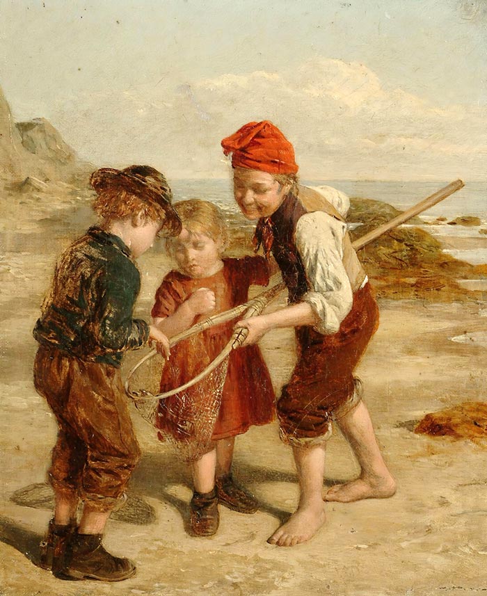 The little shrimpers (Маленькие креветочные промысловики)