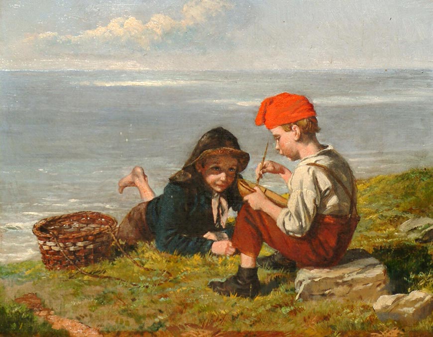The young boat builders (Юные судостроители)