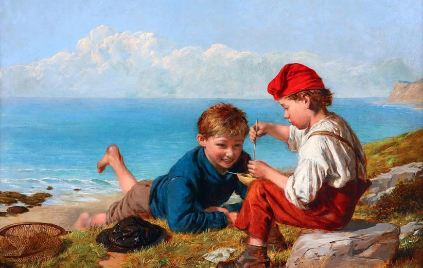 The young fishermen (Юные рыбаки)