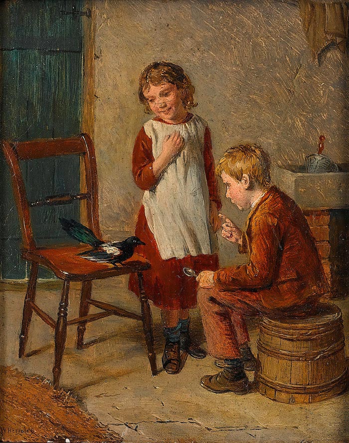'Who stole the spoon?' («Кто украл ложку?»)