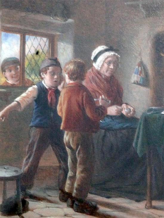 [Interiors with children and grandparents / Интерьер с детьми и дедушкой и бабушкой] 