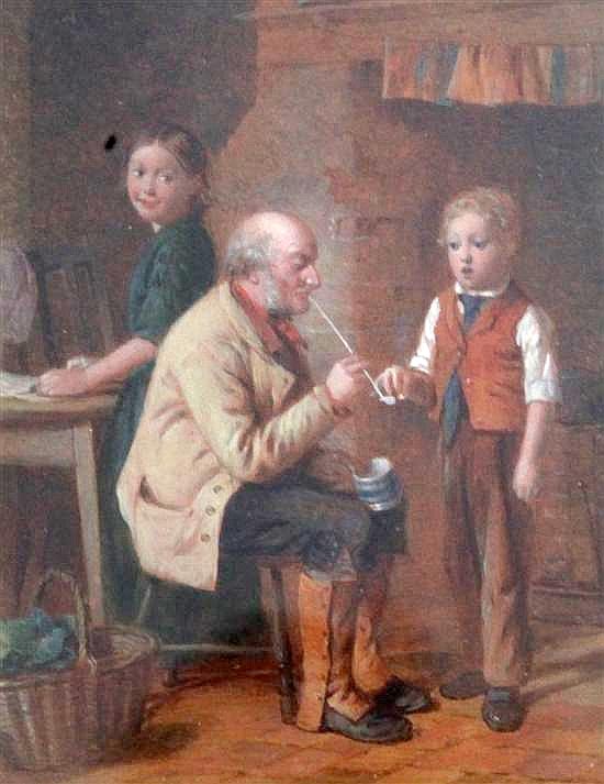 [Interiors with children and grandparents / Интерьер с детьми и дедушкой и бабушкой] 