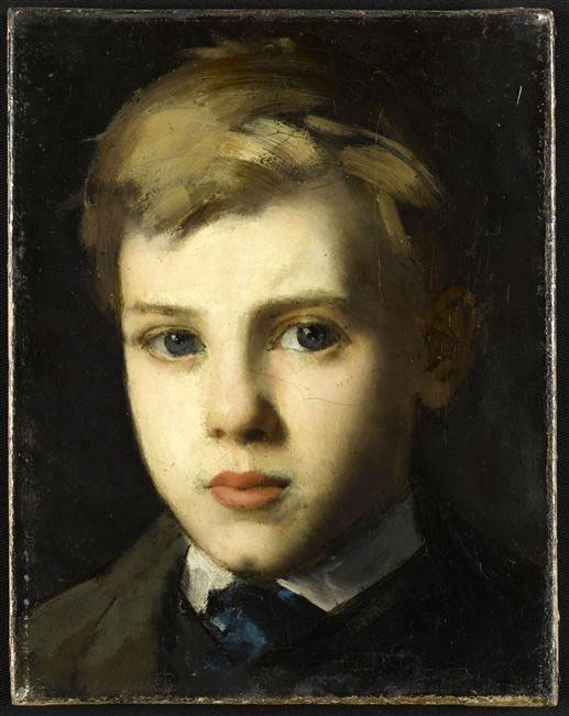 Jules Henner, neveu de l'artiste (Жуль Эннер, племянник художника), 1867