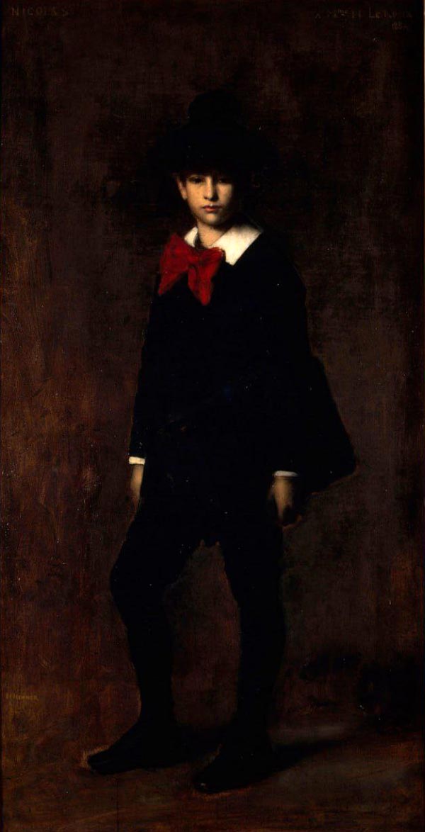 Portrait of Nicolas Leroux, son of Hector Leroux (Портрет Николя Леру, сына Гектора Леру), 1884