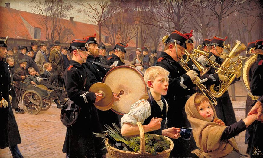 Vagtparade (Парад гвардии), 1888