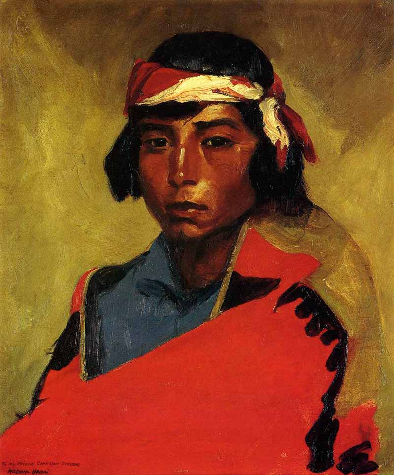 Boy from the Tesuque Pueblo (Мальчик из Тесук-Пуэбло), 1916