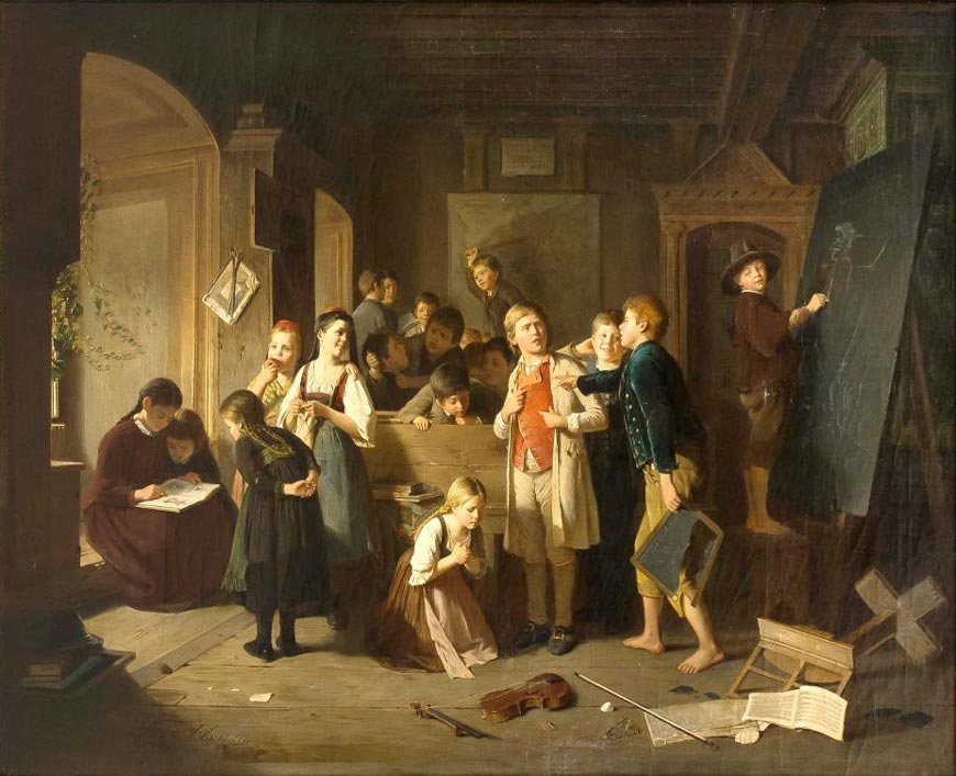 In the village school (В деревенской школе)