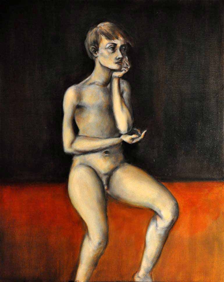 Nude Boy Seated (Сидящий нагой мальчик)