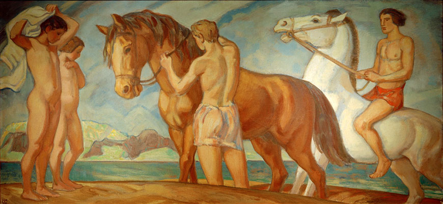 Reiter am Meer (Всадник у моря), c.1920-1925