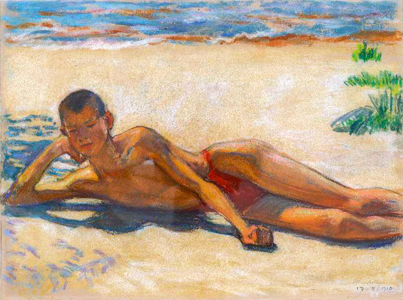 Strand von Nieustede (Пляж у Нейстеде), 1910