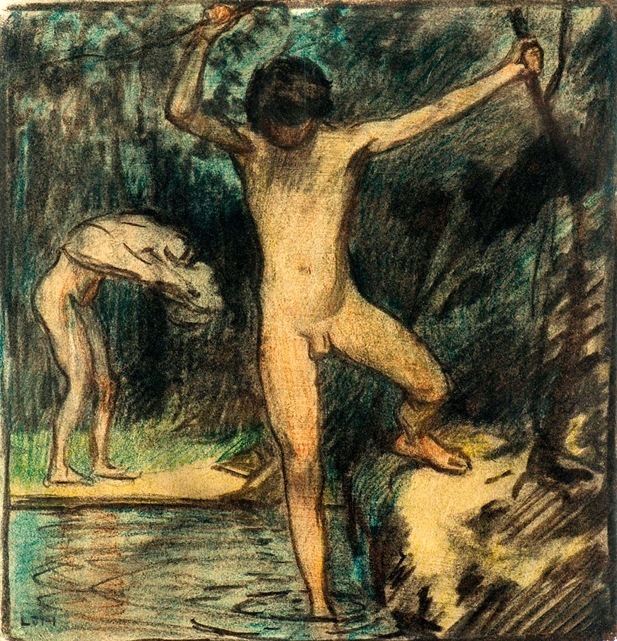 Les baigneurs (Купающиеся), c.1910