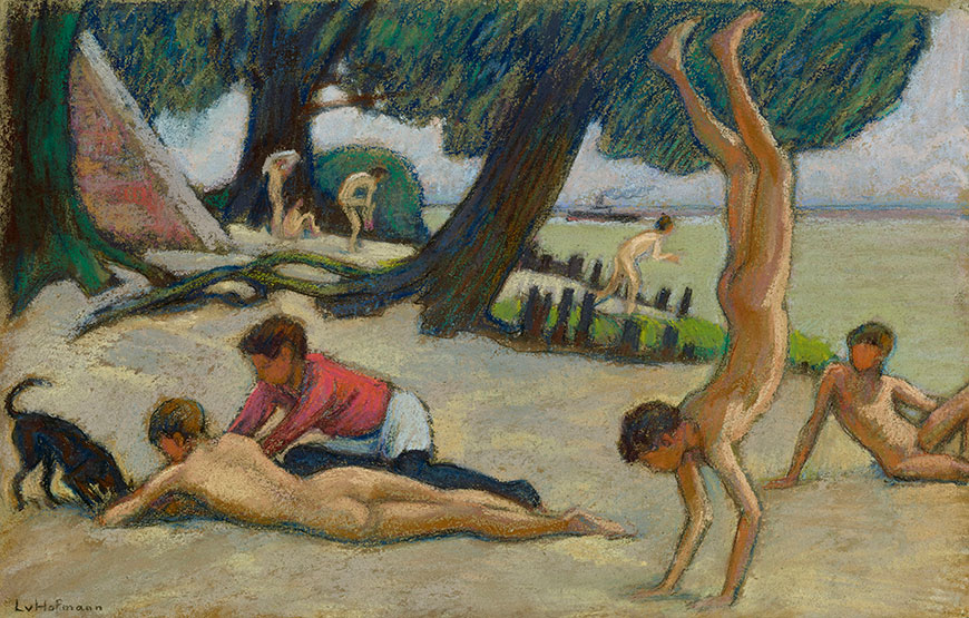 Knaben am Strand (Мальчики на пляже), с.1895