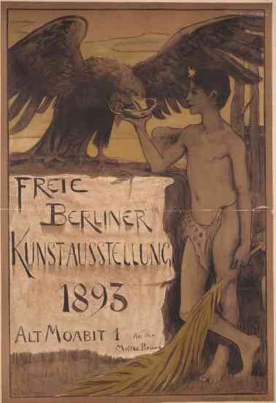 Poster: Freie Berliner Kunstausstellung (Плакат, посвящённый свободной Берлинской художественной выставке 1893 года), 1893