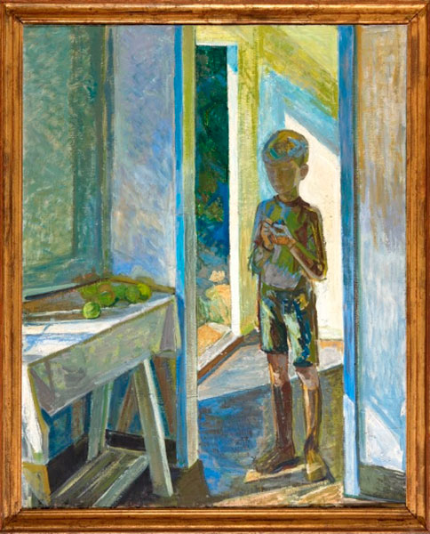 Interior with boy. Jasper in the dorway (Интерьер с мальчиком. Джаспер в дверях), 1939