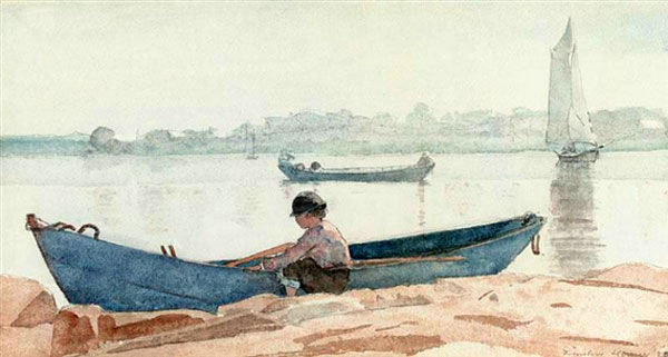 Boy With Blue Dory (Мальчик с голубой лодкой)