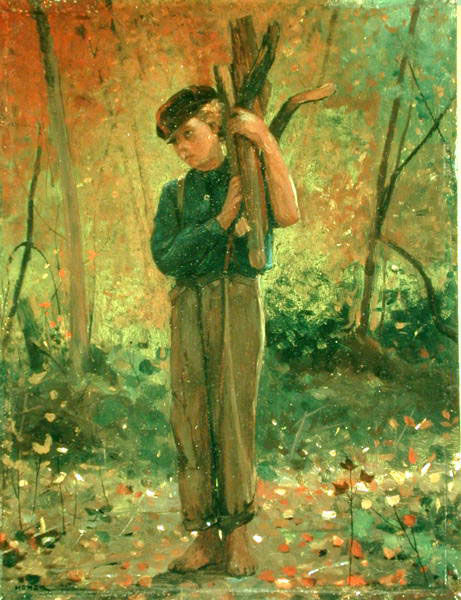 Boy Holding Logs (Мальчик с валежником), 1873