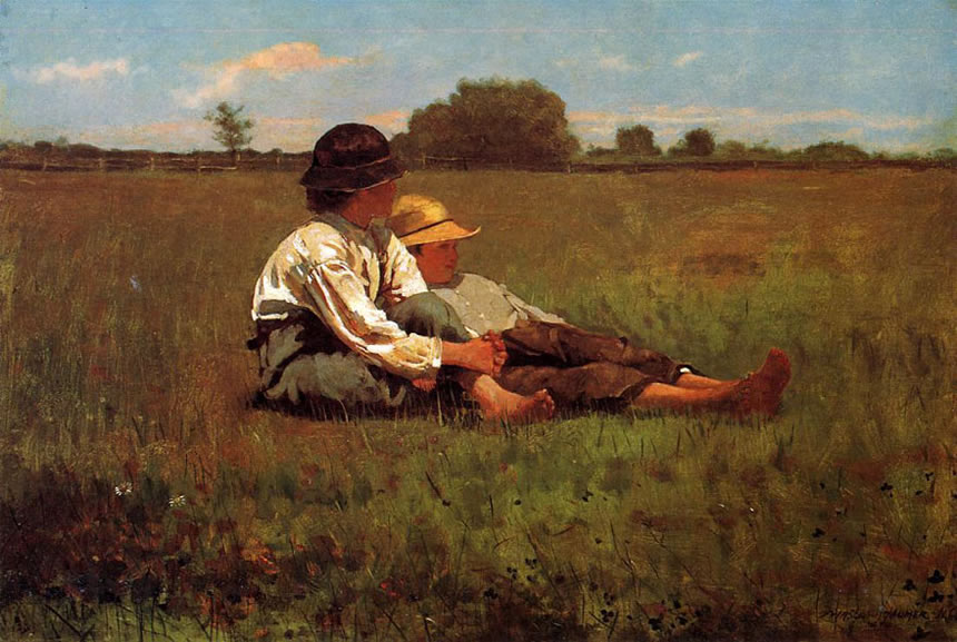 Boys in a Pasture (Мальчики на пастбище), 1874