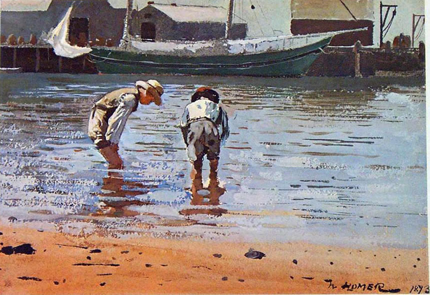 Boys Wading (Мальчишки, бродящие по воде), 1893