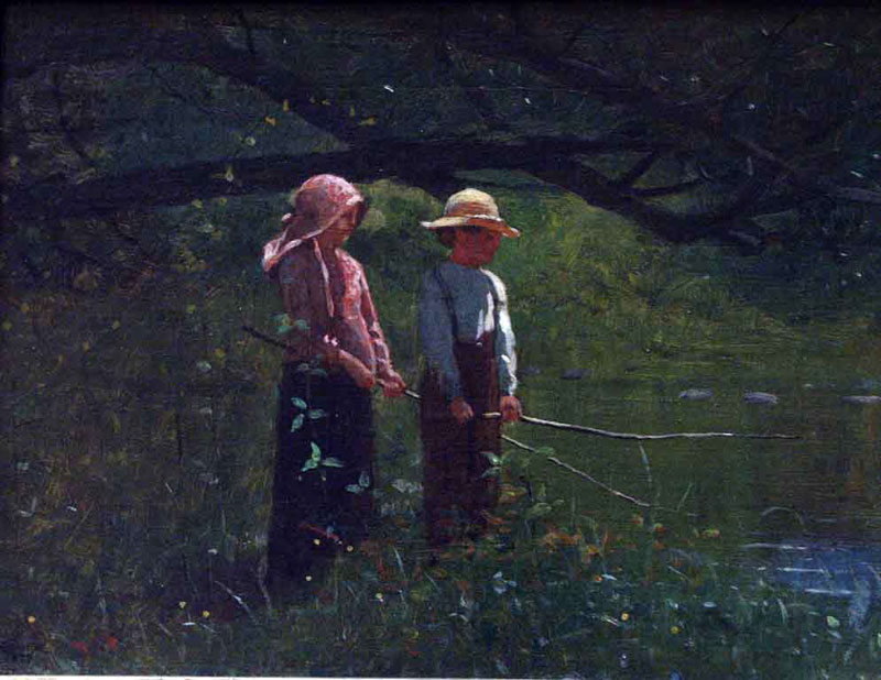 Fishin' (Рыбалка), 1879