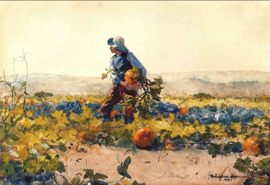 For to be a farmer's boy (Для того, чтобы стать фермерским мальчиком), 1887