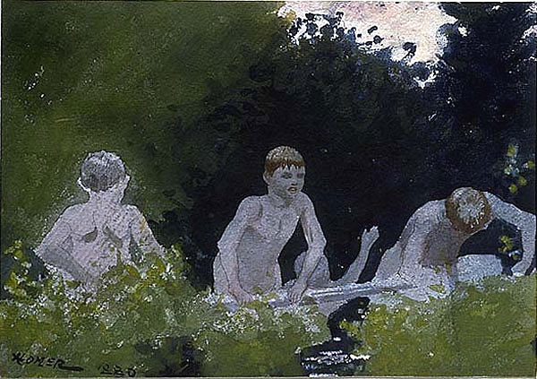 Four Boys Bathing (Четыре купающихся мальчика)