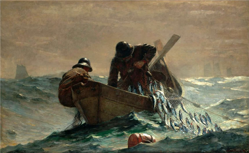 The Herring Net (Сеть с сельдью), 1885