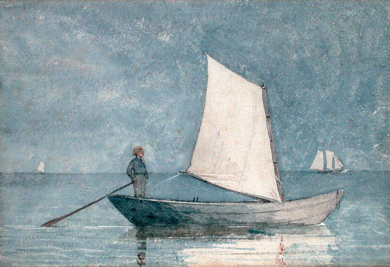 Sailing a Dory (На рыбачьей лодке под парусами), 1880