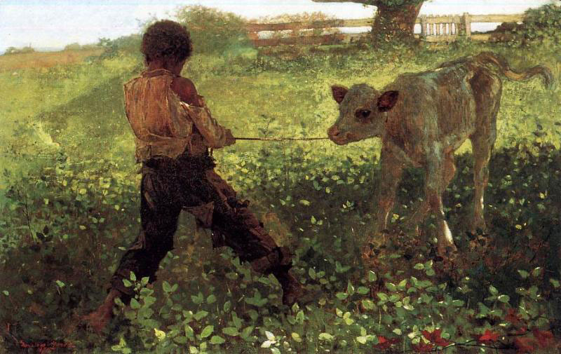 The Unruly Calf (Непокорный телёнок), 1875