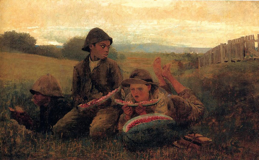 The Watermelon Boys (Мальчики с арбузами), 1876