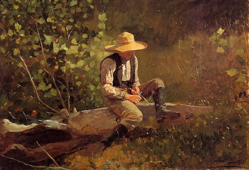 The Whittling Boy (Строгающий мальчик), 1873