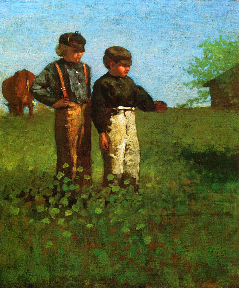 Young Farmers (Юные фермеры), c.1875