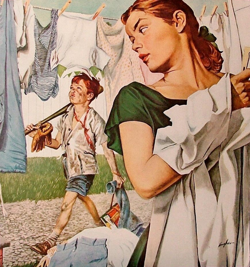 More Clothes to Clean (Ещё одежда в стирку), 1948