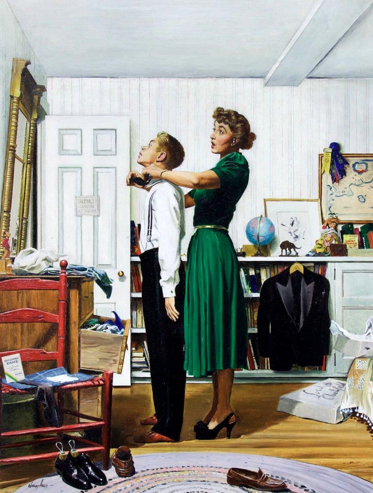 Readying For First Date (Подготовка к первому свиданию), 1948