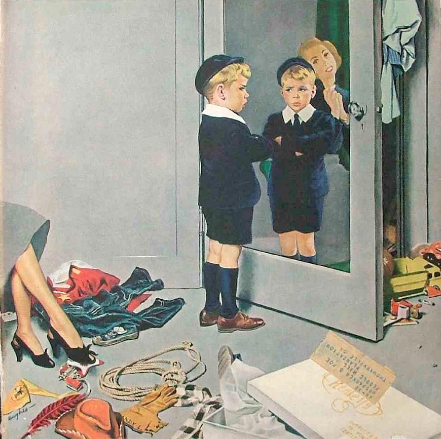 New Blue Suit (Новый синий костюм), 1950