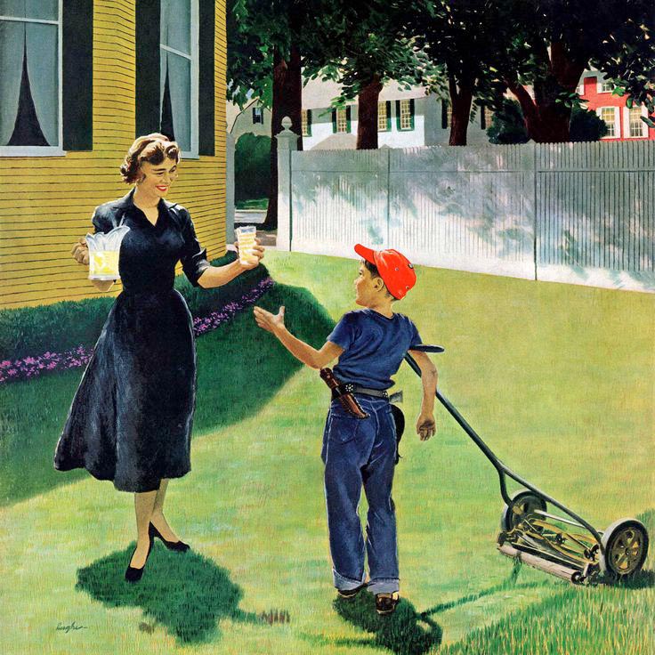 Lemonade for the Lawnboy (Лимонад для мальчика, стригущего газон), 1955