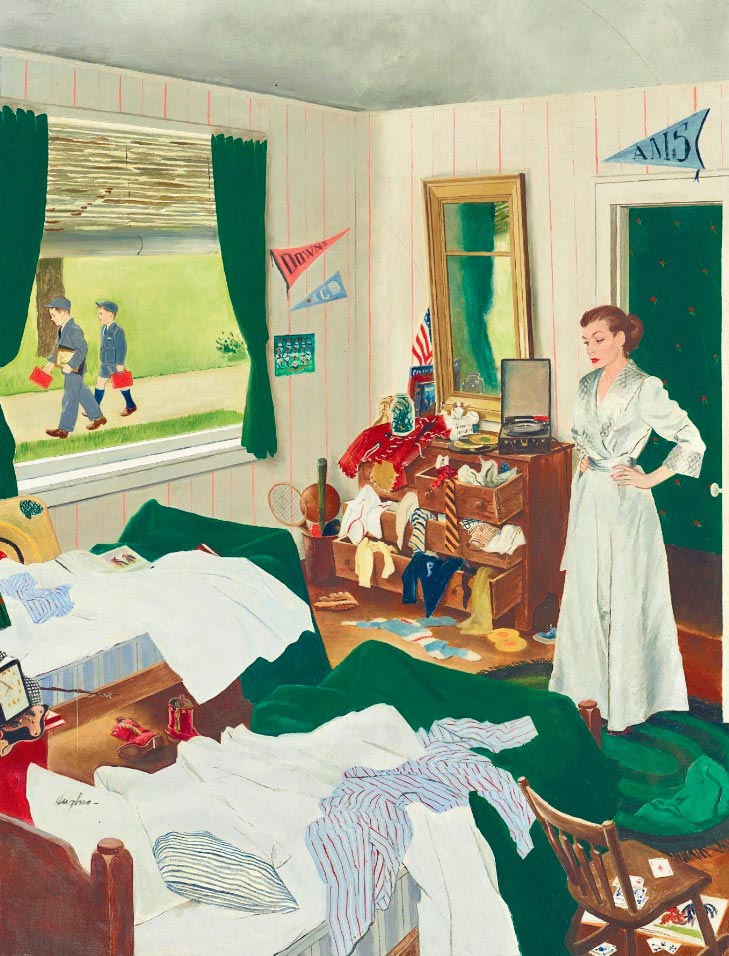Messy Room, Neat Boys (Беспорядок в комнате, аккуратные мальчики), 1955
