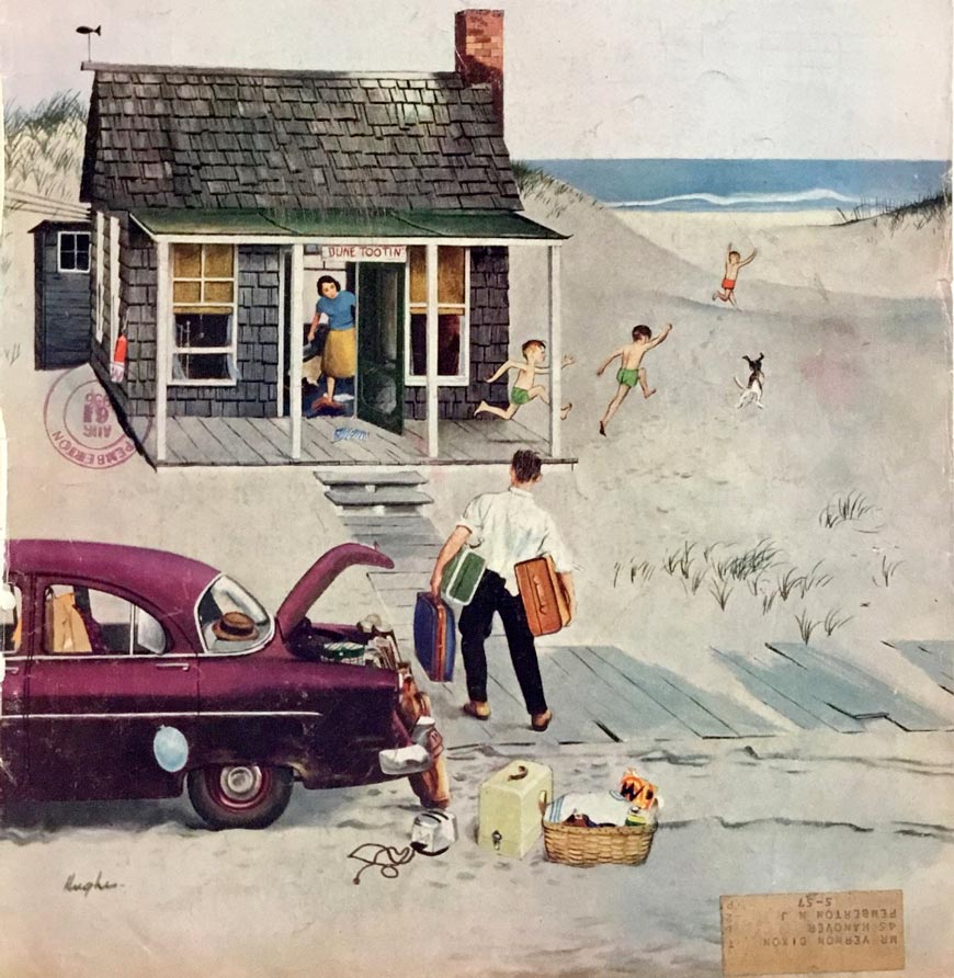 First Day at the Beach (Первый день на пляже), 1956