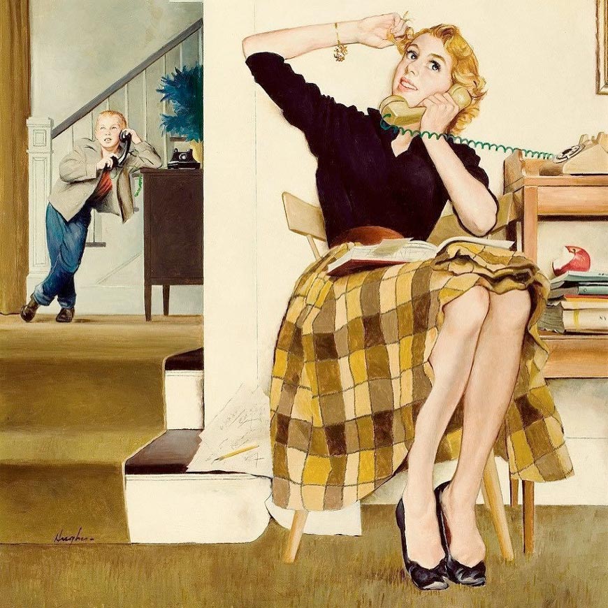 Little Brother Listens In (Подслушивающий младший братишка), 1957