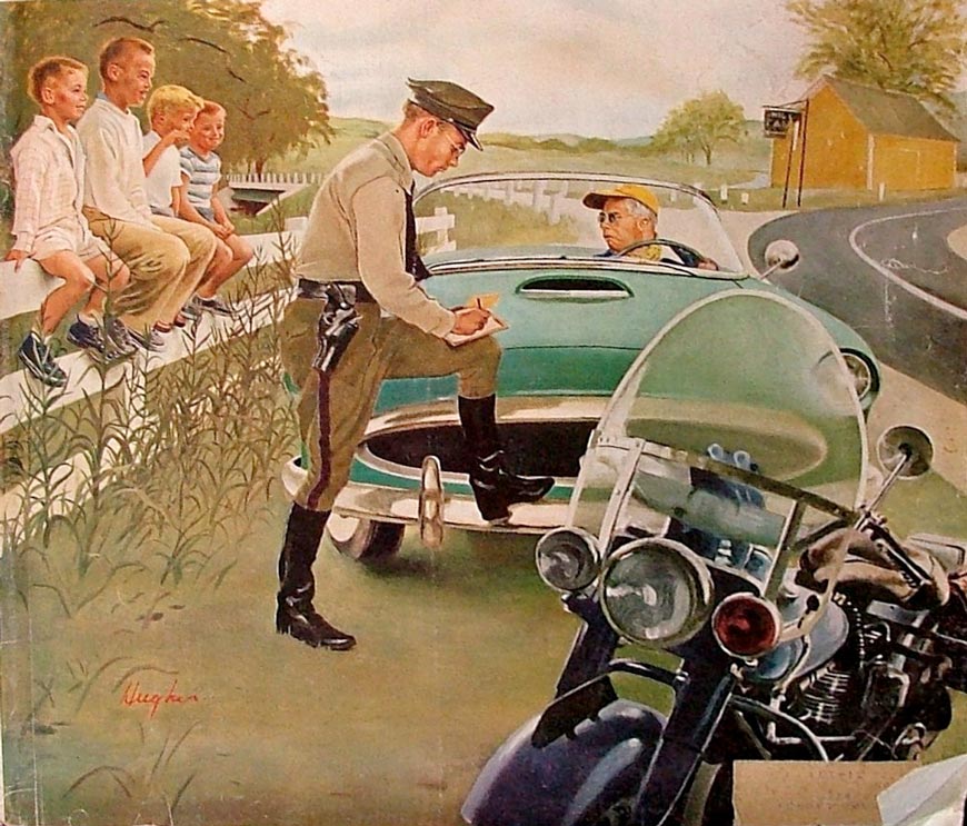 Ticket for Roadster (Штраф для родстера), 1957